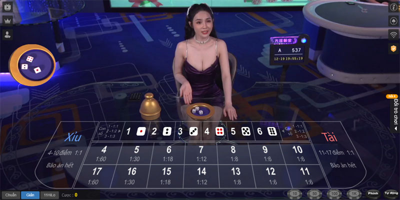 Luật chơi Sicbo Ku11 cơ bản